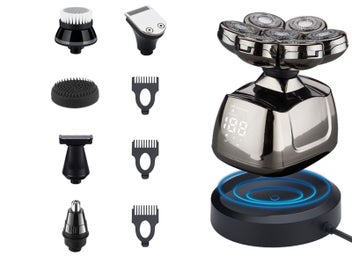 Listing 2 of 10 for 6 in 1 Head Shavers for Bald Men Electric Razor with LED Display Dry and Wet