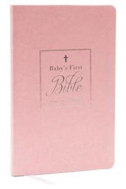 Listing 1 of 1 for KJV, Baby's First New Testament, Leathersoft, Pink, Red Letter, Comfort Print: