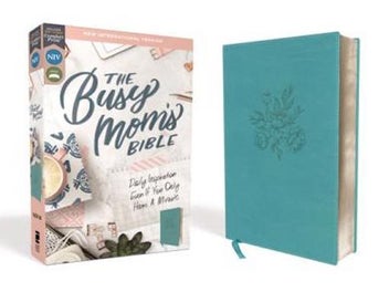 Listing 1 of 1 for Niv, Busy Mom's Bible, Leathersoft, Teal, Red Letter Edition, Comfort Print: Da