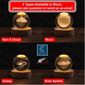 Listing 3 of 20 for 3D Galaxy Star Crystal Ball Glass Ball LED *Local Buy*