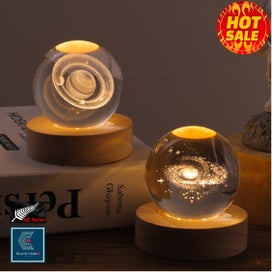 Listing 8 of 20 for 3D Galaxy Star Crystal Ball Glass Ball LED *Local Buy*