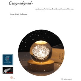Listing 13 of 20 for 3D Galaxy Star Crystal Ball Glass Ball LED *Local Buy*