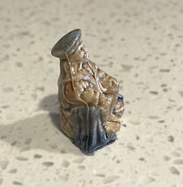 Listing 4 of 7 for Vintage Wade Pottery Whimsy Figurine - Old King Cole (#1)