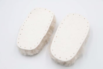 Listing 15 of 17 for Sheepskin Soles for Crocheted Children's Shoes