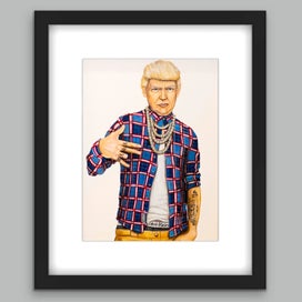 Listing 8 of 10 for President Donald J Trump Mug Shot | Fulton County GA 2023 | Framed Print