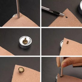 Listing 4 of 9 for New Leather Snap Fasteners Kit Sale Sale