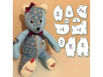 Listing 5 of 10 for Memory Bear Acrylic Template Ruler Tools For Fabric Sewing