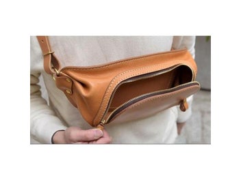Listing 6 of 9 for 1Set Handmade Shoulder Bag Waist Pack Template Clear Acrylic Leather Pattern