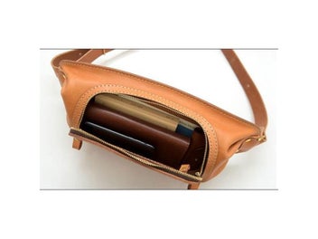 Listing 7 of 9 for 1Set Handmade Shoulder Bag Waist Pack Template Clear Acrylic Leather Pattern