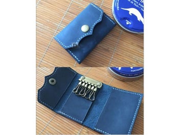 Listing 5 of 7 for DIY Leather Craft Key Ring Bag Die Cutting Kraft Paper Sewing Pattern Thick