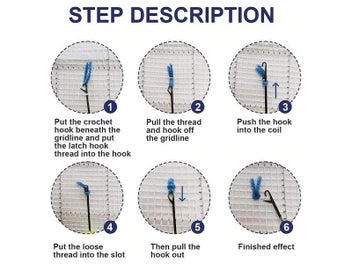 Listing 6 of 9 for Latch Hook Kit