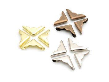 Listing 5 of 10 for 12PCS Bronze/Silver/Bronze Option Book Scrapbooking Albums Menus Folders Corner