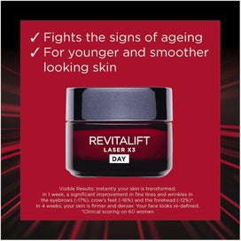 Listing 3 of 5 for 2 x L'oreal Paris Revitalift Laser X3 Day Cream 50ml