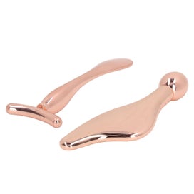 Listing 3 of 5 for metal facial massage tool metal eye cream applicator 2pcs Face Roller Massage