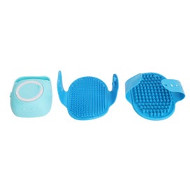 Listing 4 of 5 for silicone exfoliating body scrubber handheld cleansing skin brush 3pcs Bath Bodys