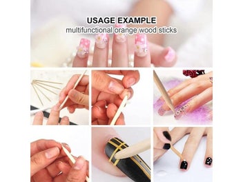 Listing 6 of 9 for 500/1000pcs Cuticle Pusher Rhinestones Removal Manicure Tools