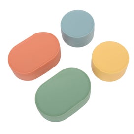 Listing 2 of 5 for soap boxes toilet soap boxes round soap holders soap container soap case 4pcs