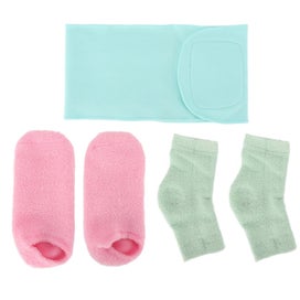 Listing 5 of 5 for moisturizing gel socks Moisturizing Neck Wrap Socks Repairing Reusable Hydrating
