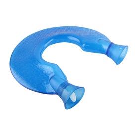 Listing 3 of 5 for u shaped hot water bag 1400ml U Shaped Hot Water Bag Translucent Blue PVC