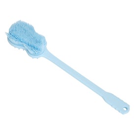 Listing 2 of 5 for silicone back scrubber Bath Body Brush Guitar Shaped Long Handle Double Sides