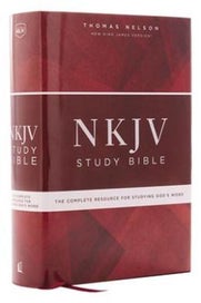 Listing 1 of 5 for NKJV Study Bible, Hardcover, Red Letter Edition, Comfort Print