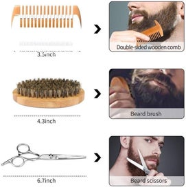Listing 4 of 9 for Beard Grooming Kit (OVER STOCKED)
