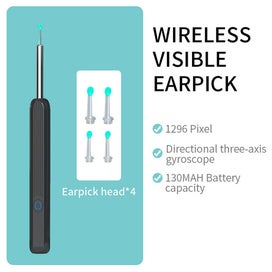Listing 2 of 4 for Ear Wax Removal Tool Camera 3.3mm HD Ear Scope Otoscope with Light-White