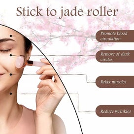 Listing 2 of 6 for Jade Roller Kit, Gua Sha Massage Tool
