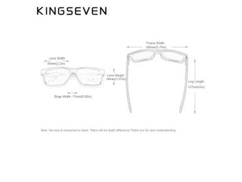 Listing 5 of 9 for KINGSEVEN Polarized Vintage Men Wooden Sunglasses Wood UV400 Protection Fashion