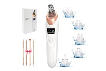 Listing 8 of 8 for 2Pcs Vacuum Blackhead Remover Facial Skin Pore Acne Pimple With 5 Suction Probes