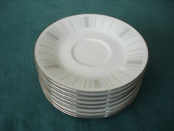 Listing 1 of 10 for 8 Quality Noritake Japan Saucers - Isabella 6531, VG Cond, Plus 4 FREE Cups .