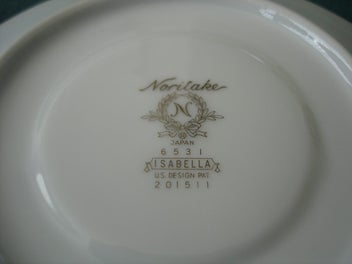 Listing 3 of 10 for 8 Quality Noritake Japan Saucers - Isabella 6531, VG Cond, Plus 4 FREE Cups .