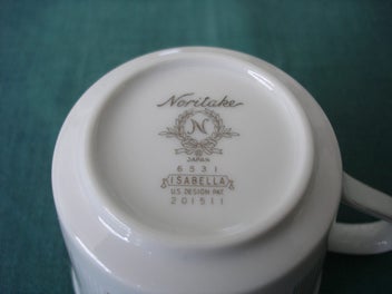 Listing 6 of 10 for 8 Quality Noritake Japan Saucers - Isabella 6531, VG Cond, Plus 4 FREE Cups .
