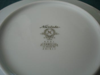 Listing 2 of 3 for 8 Quality Noritake Japan Bread & Butter Plates - Isabella 6531, VG Condition.