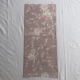 Listing 4 of 16 for Vintage Japanese Fabric Piece Kimono Decorative Floral Silk Panel