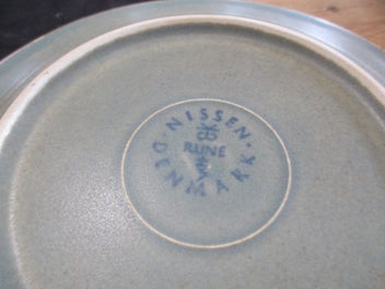Listing 5 of 6 for 5 x Bing & Grondahl Jens Quistgaard Stoneware "Rune" Side Plate No. 618