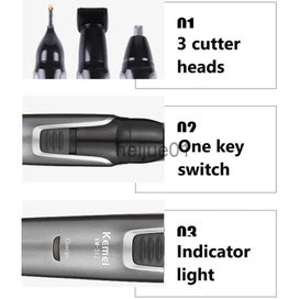 Listing 5 of 7 for Electric Shavers 3in1 rechargeable beard trimer men micro shaver eyebrow hair...