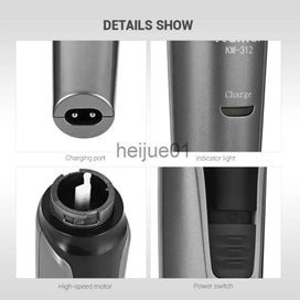 Listing 6 of 7 for Electric Shavers 3in1 rechargeable beard trimer men micro shaver eyebrow hair...