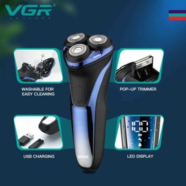 Listing 5 of 8 for Original VGR 3D Floating Head Rotary Shaver For Men Waterproof Beard Electric...