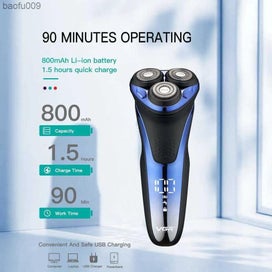 Listing 6 of 8 for Original VGR 3D Floating Head Rotary Shaver For Men Waterproof Beard Electric...