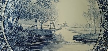 Listing 2 of 3 for " BOCH " Delft blue & white plate ( Belgium )