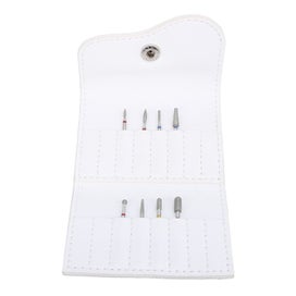 Listing 5 of 5 for manicure bit and storage bag set manicure bit and pu leather holder bag set nail