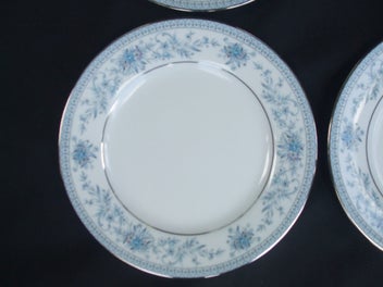 Listing 4 of 12 for NORITAKE ~ BLUE HILL ~ SIDE PLATES X 6 ~