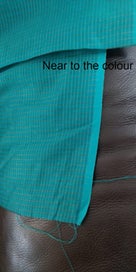 Listing 2 of 3 for Silk Fabric - Turquoise colour - Brand new