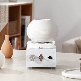 Listing 11 of 15 for Mini Pottery Wheel Electric Ceramic Wheel Machine 0-320RPM Speed White