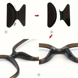 Listing 3 of 3 for Brand NEW Butterfly Shape Silicone Adhesive Eyeglass Nose Pads for Eyeglasses