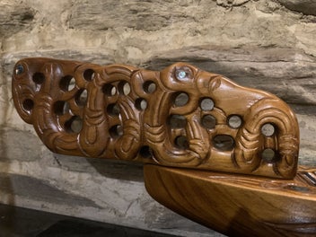 Listing 6 of 8 for WAKA TAUA (MAORI CANOE) just over one metre long!