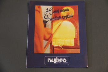 Listing 8 of 11 for Nybro Bohus Sweden Six Crystal Handmade Plates Boxed