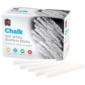 Listing 1 of 1 for EC Dustless Chalk White Box 100