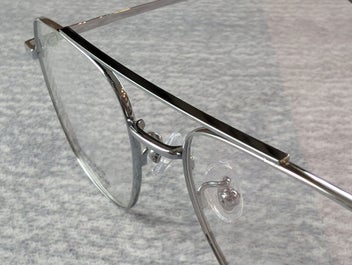 Listing 3 of 9 for Titanium Wide Prescription Eyeglasses Frame 54?18-145